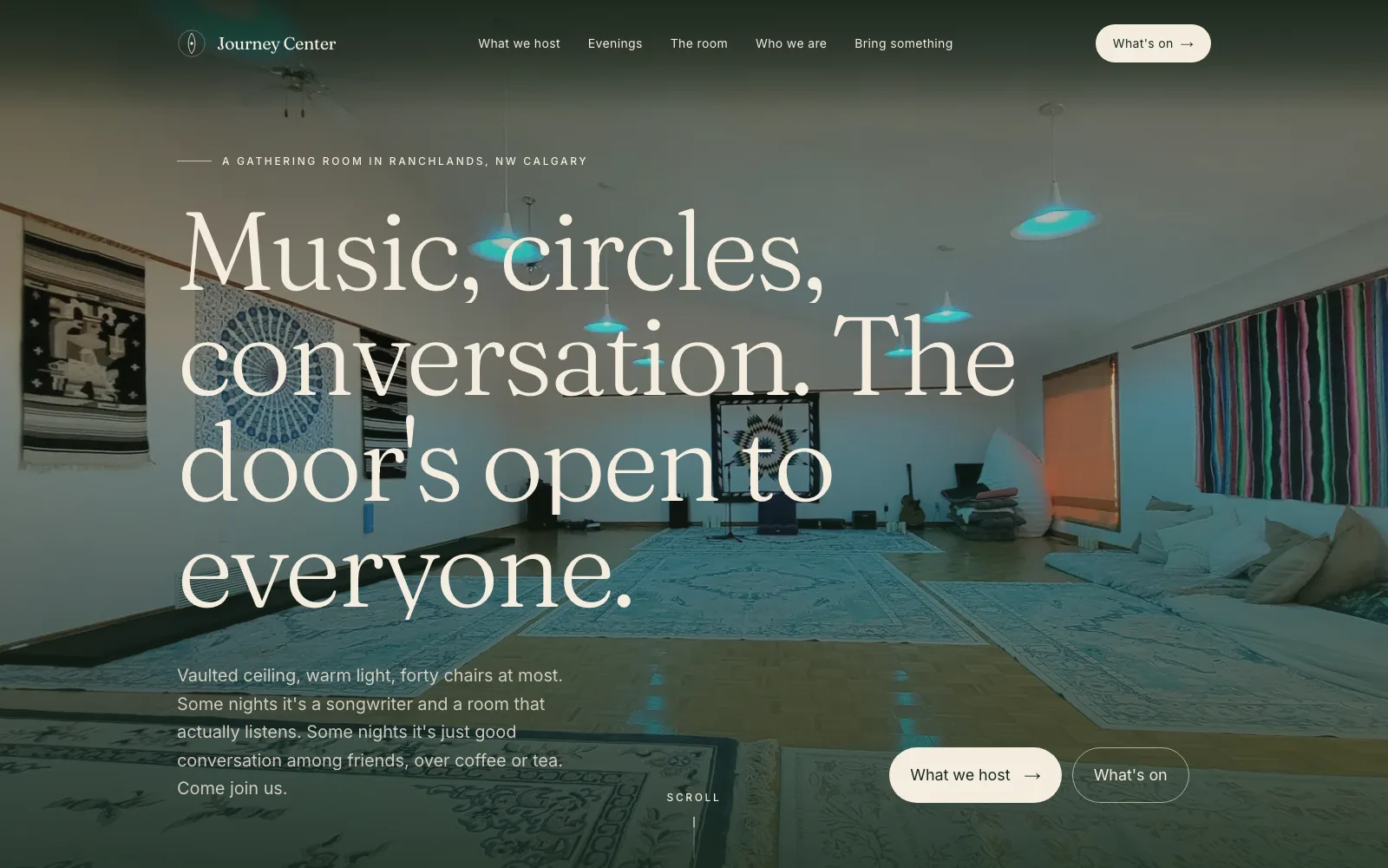 Journey Center website
